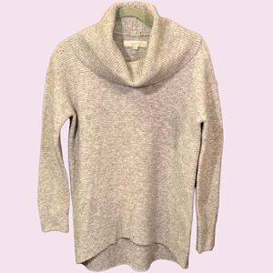 Loft Grey Confetti Sweater 